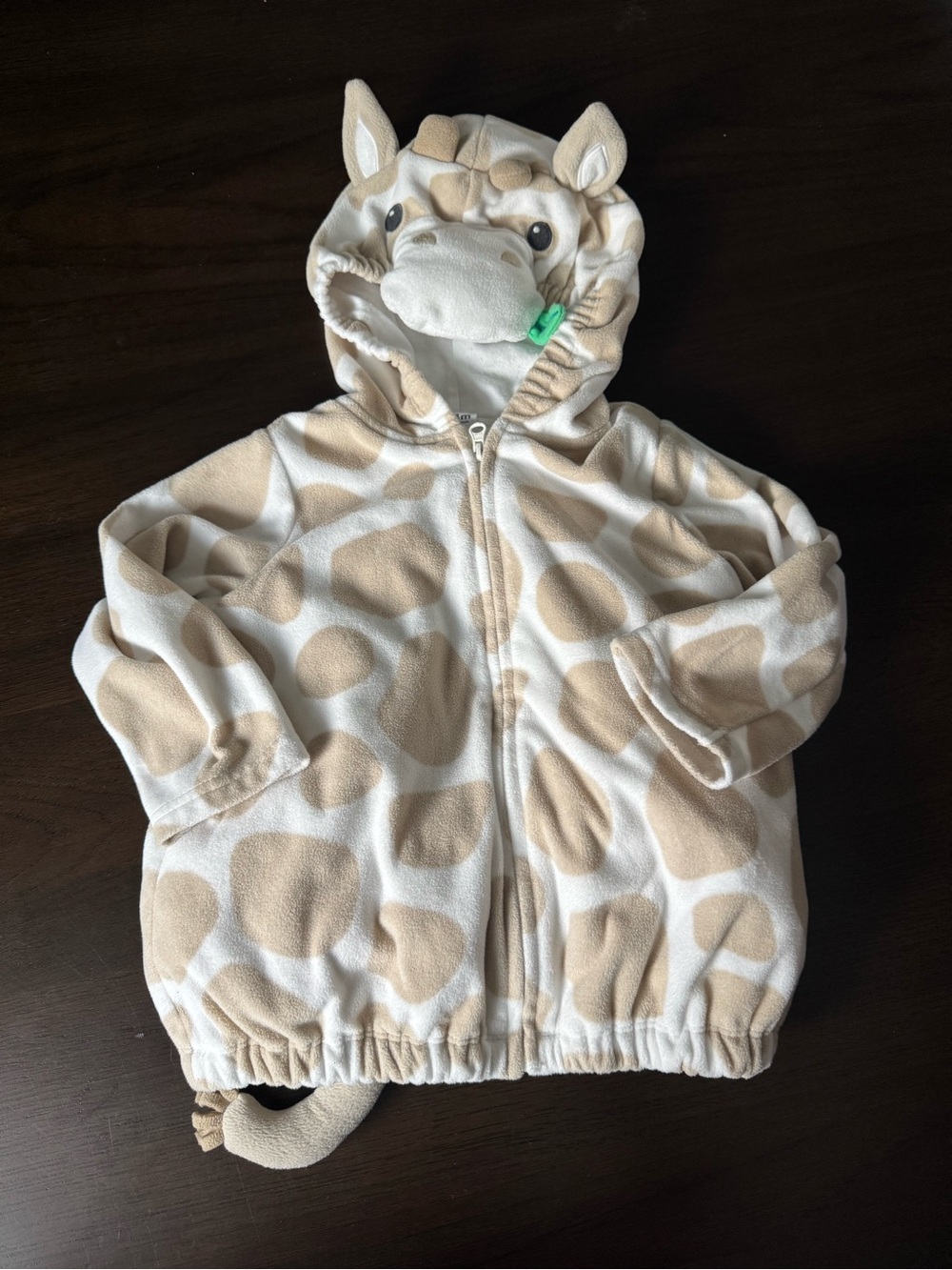 Carter’s Baby Giraffe Halloween Costume Hooded Jacket 24M Toddler Dress Up